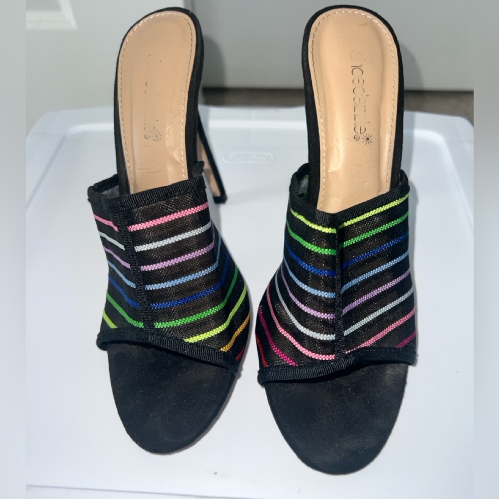 Mesh Multicolor Mule - Sz 8